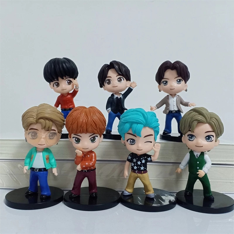 K-POP BTS Dynamite Concept Mini Figure Doll (Unofficial)