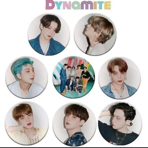 9Pcs/Set k-POP BTS Dynamite Badges