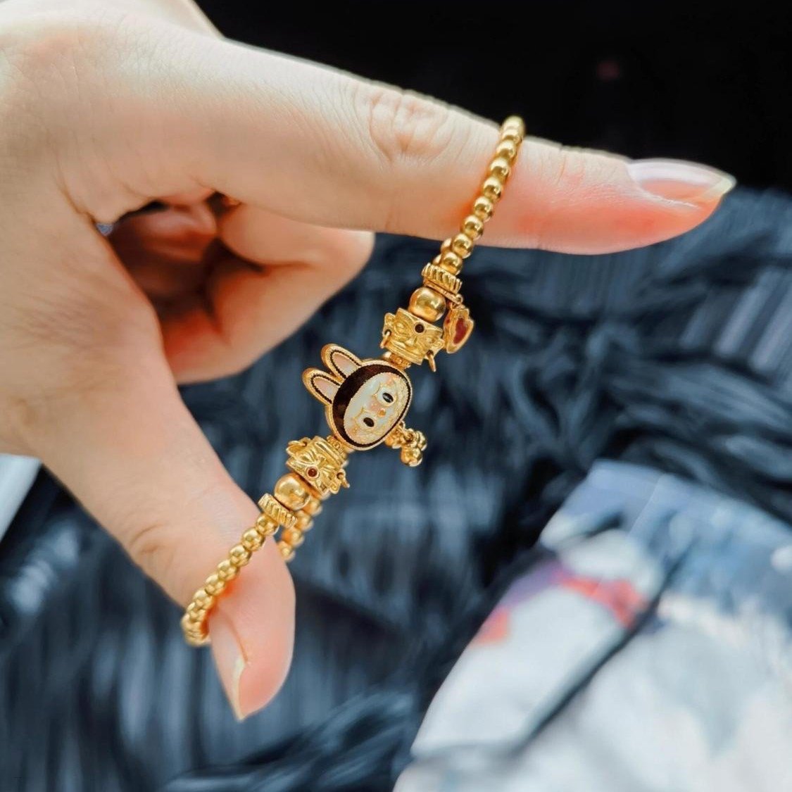 Labubu The Monster Metalic Bracelet