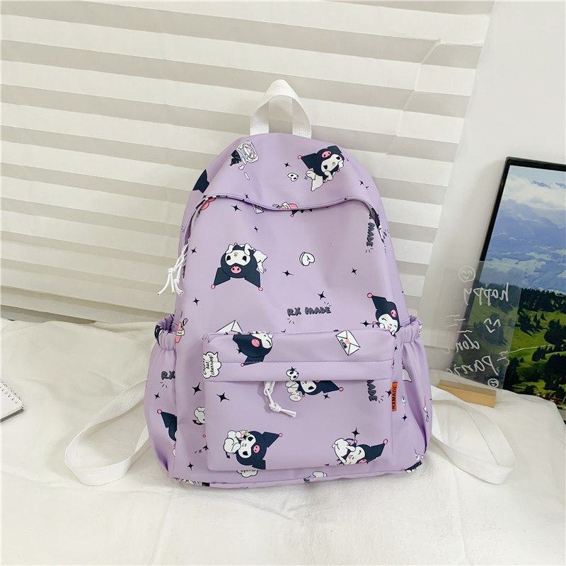 Sanrio Kuromi Purple Travelling Backpack