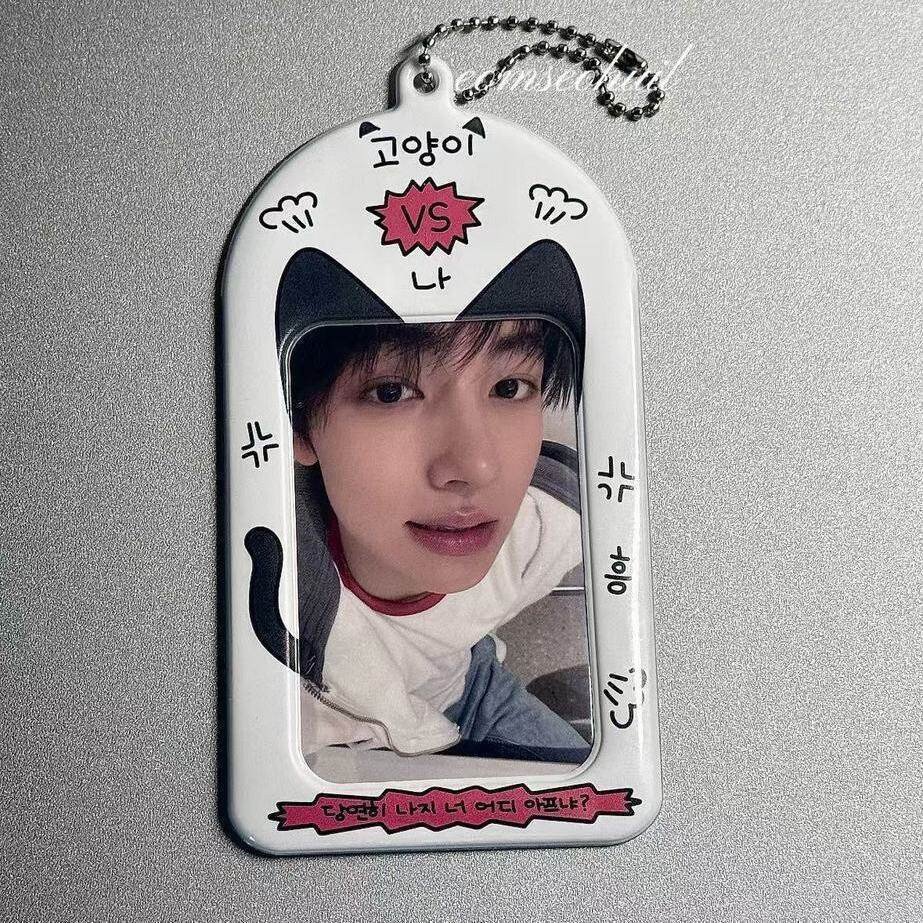 Cute Salt Cat PVC Photocard Holder