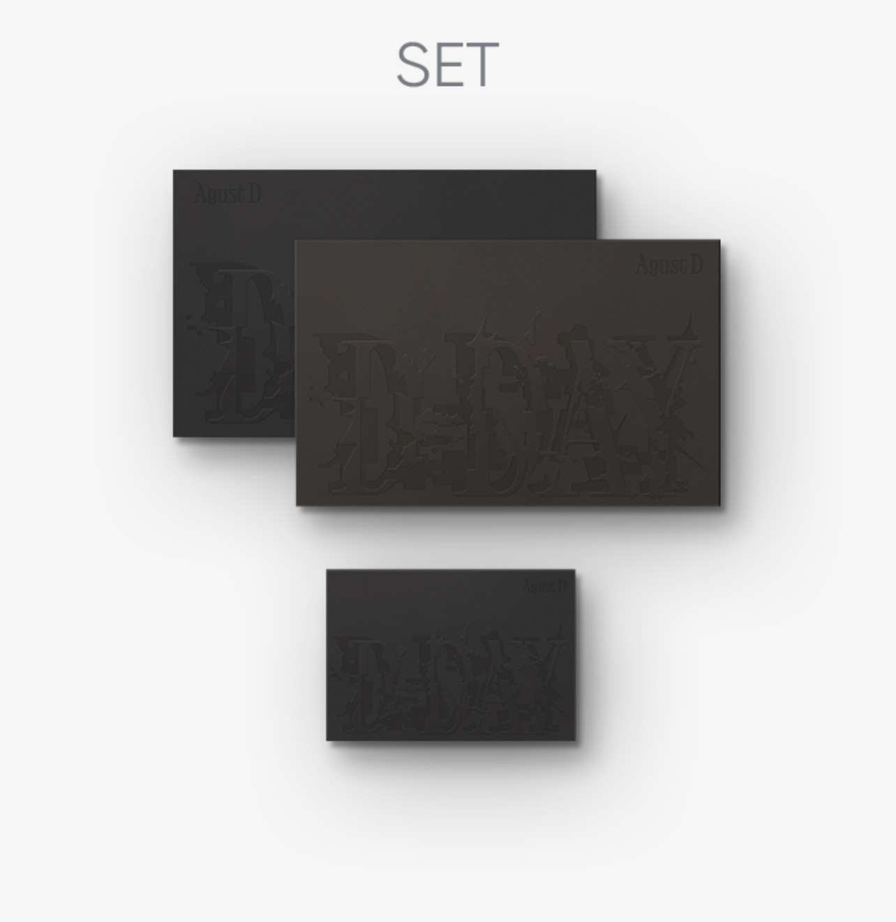 [Weverse Shop] Agust D (BTS) 'D-DAY' (SET) + 'D-DAY' (Weverse Album Ver) Set