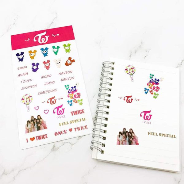K-POP Creative Stickers Sheet For Multiple Use