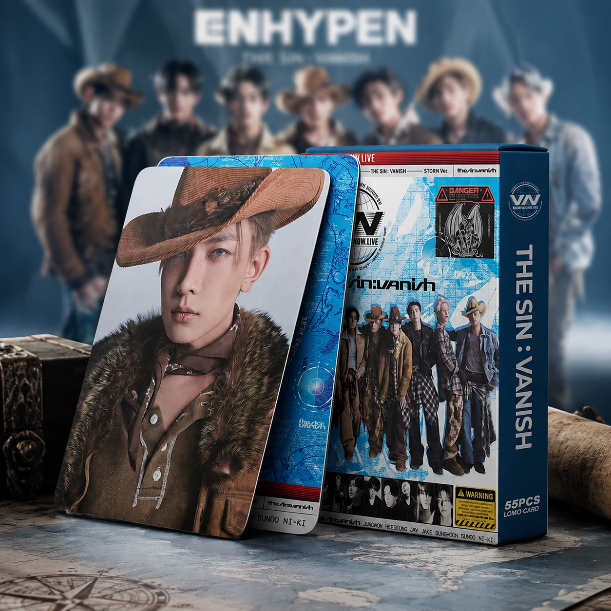 54Pcs/Box ENHYPEN SIN:VANISH Concept Photocard/Lomocard