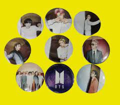 9Pcs/Set  K-POP BTS Butter Teaser Photo-1 Concept Badge/Brooch