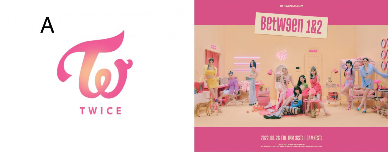 K-POP TWICE 11th New Album Between1&2 Concept Conert Mini Poster
