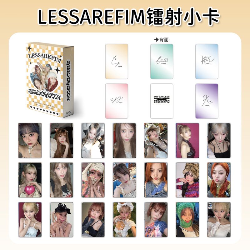 55pcs/Box LESSAREFIM Lomocard/Photocard