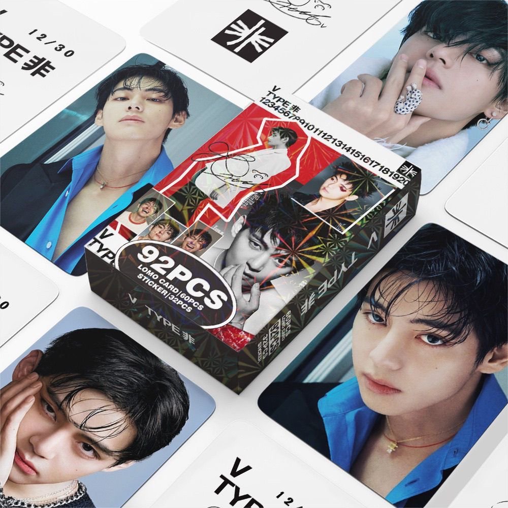 92Pcs/Box BTS V-TYPE LomoCard