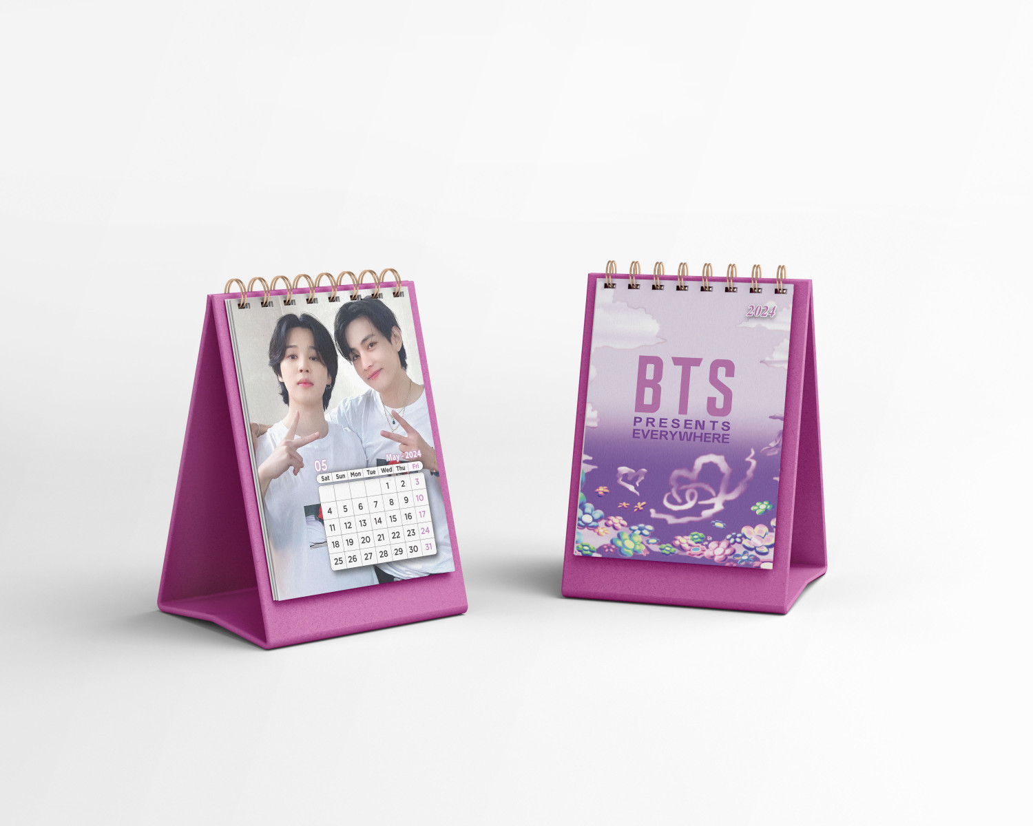 BTS Desk Calendar 2024 [Limited Collections]