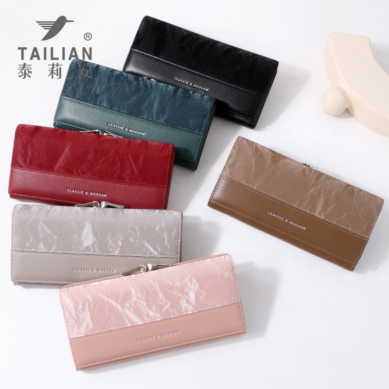 Korean Designed Multi-Functional Silk High-End Long Purse