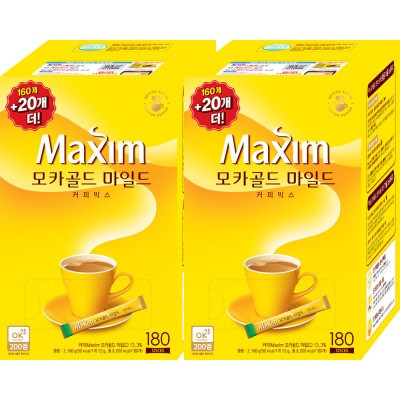 Korean Maxim Mocha Gold Mild Coffee Mix (Single Stick)