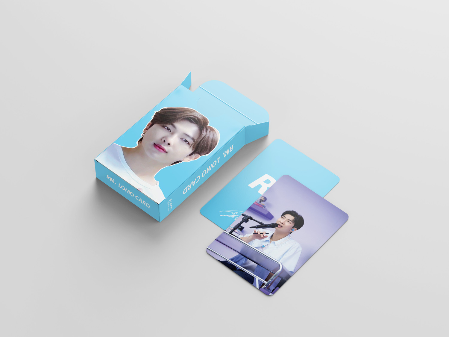 54Pcs/Box BTS-RM Solo Photo Concept Photocard/Lomocard