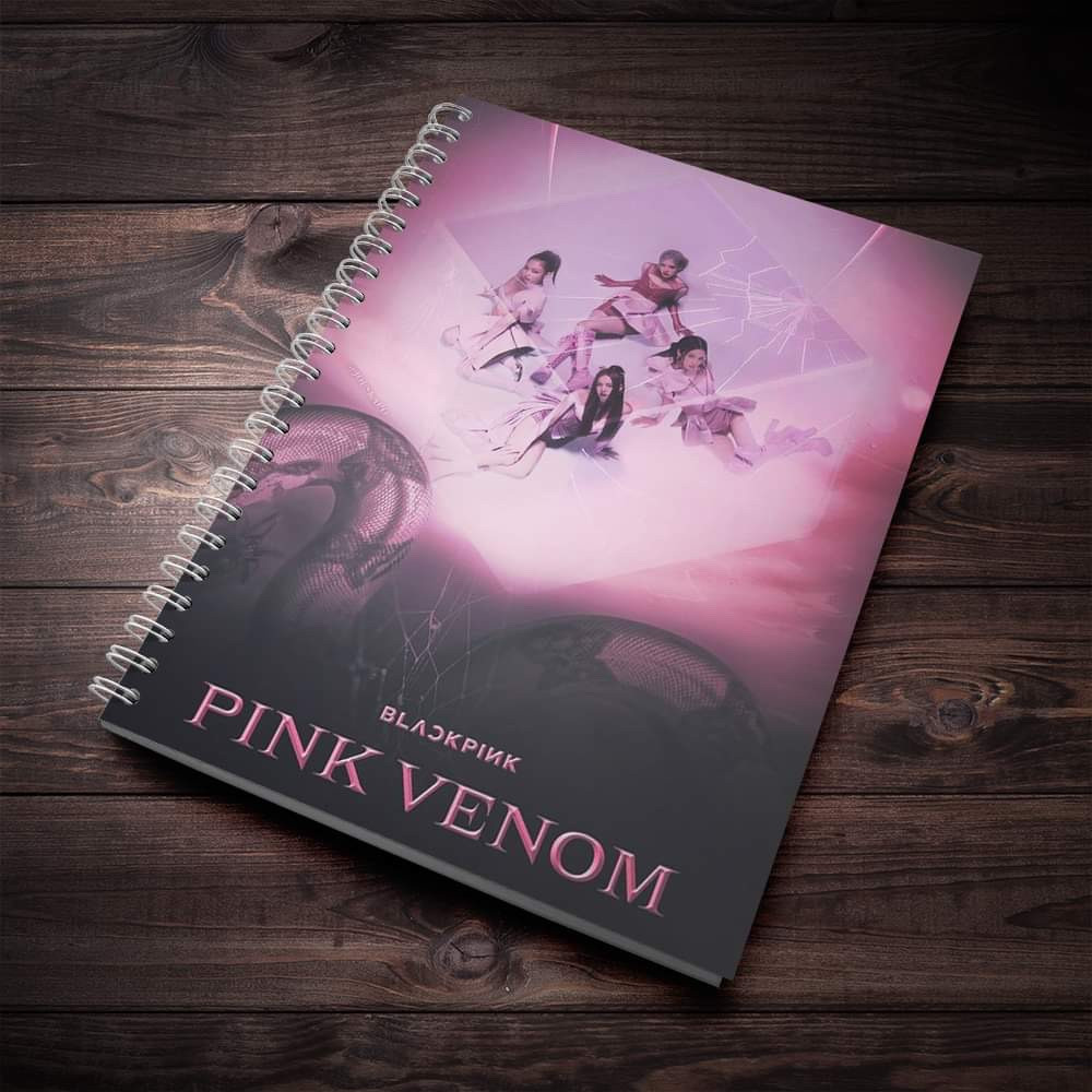 K-POP BLACKPINK PINK VENOM Concept Notebook/Diary