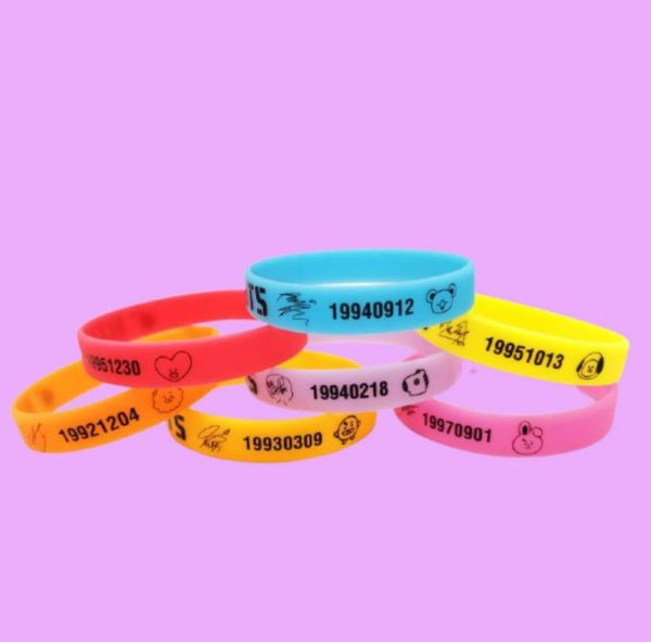 [New Arrival] BT21 Rubber Wristband/Bracelet