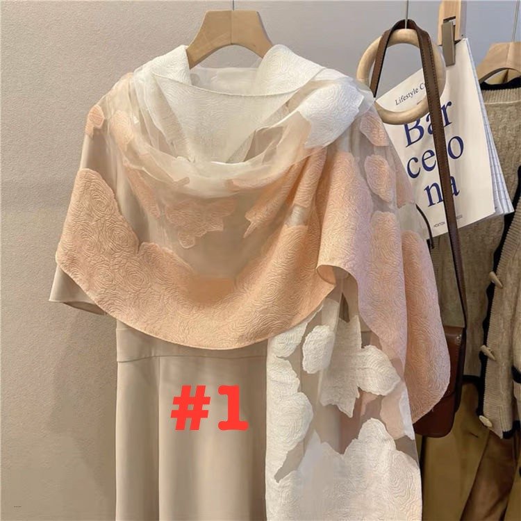 Korean Luxury Breathable Soft Cotton Scarf