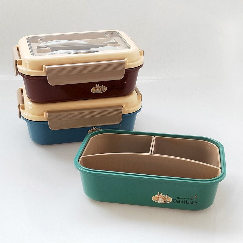Microwaveable Portable Lunch Box 900ml