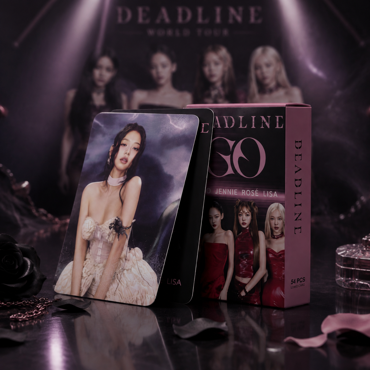 54Pcs/Box BLACKPINK-DEADLINE Concept Photocard/Lomocard