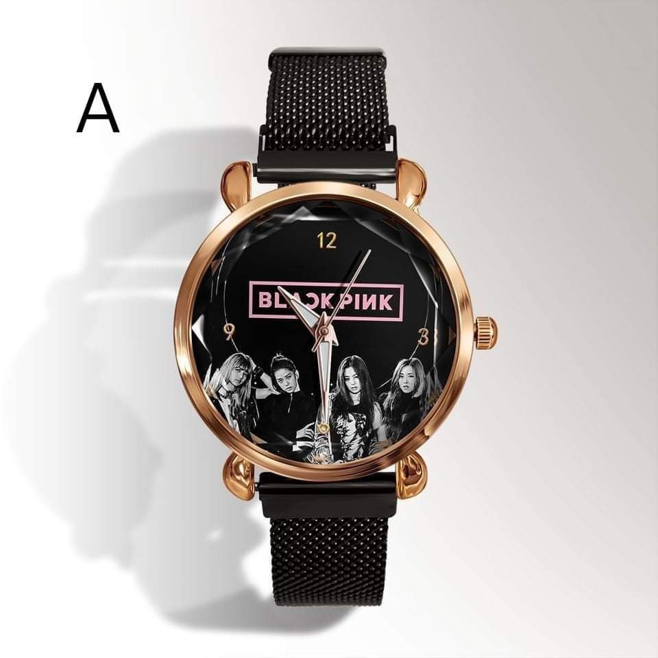 K-POP BLACKPINK Casual Magnetic Wrist Watch