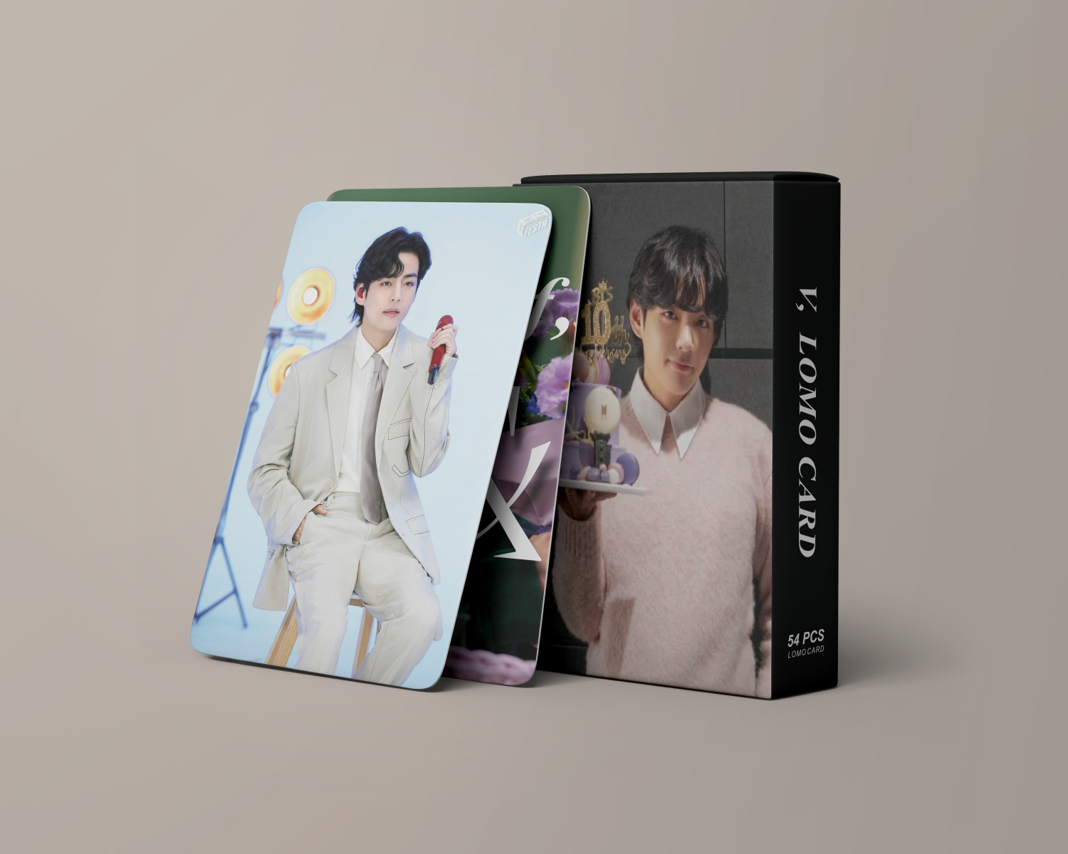 K-POP BTS ME, MYSELF & V Concept Photocard/Lomocard