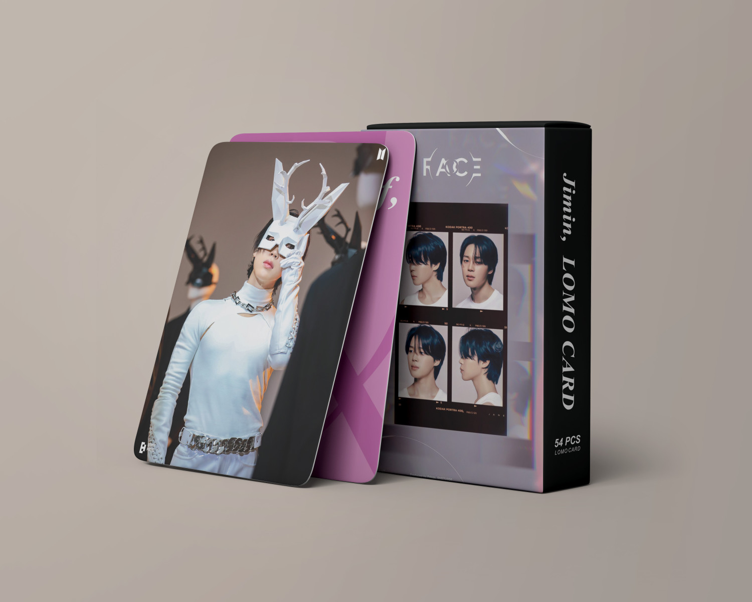 K-POP BTS JIMIN FACE Concept Photocard/Lomocard