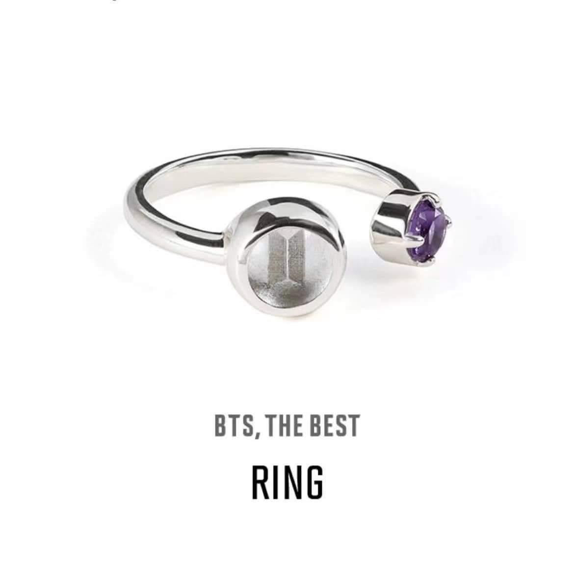 Fanstown Kpop BTS Bangtan Boys Finger Ring Engraved Double Deck Ring Member  Name and Team Logo Design Rose Golden Necklace : Amazon.in: Jewellery