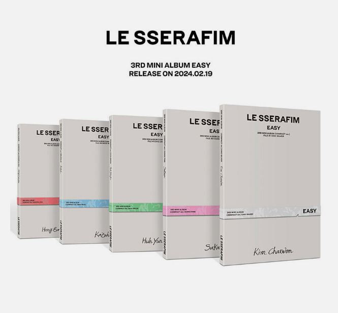 LE SSERAFIM - EASY 3RD MINI ALBUM ''EASY"