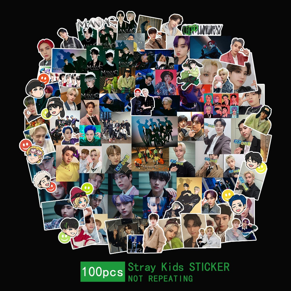 100Pcs/Set STRAYKIDS ORDINARY Concept Stickers
