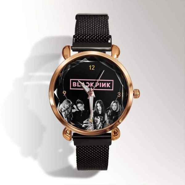 K-POP BLACKPINK New Arrival Luxury Metal Wrist Watch (Design-A)