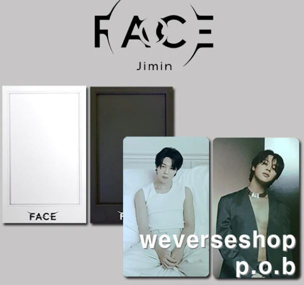 BTS Jimin FACE - Weverse Shop POB + 2 frame