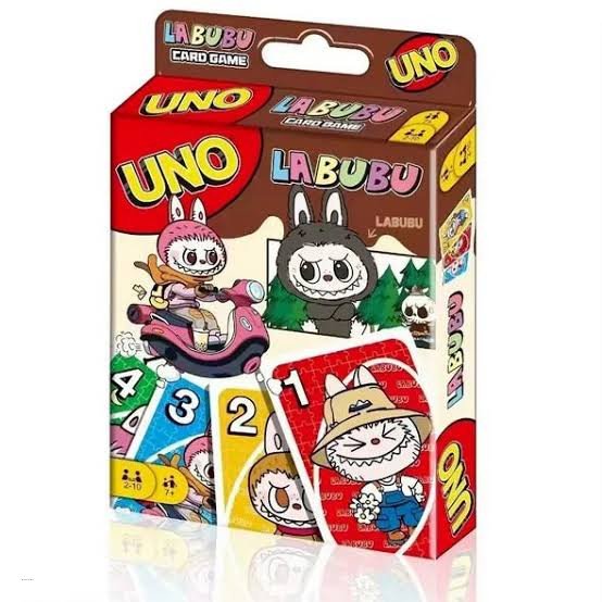 Labubu Cartoon Uno Card Game