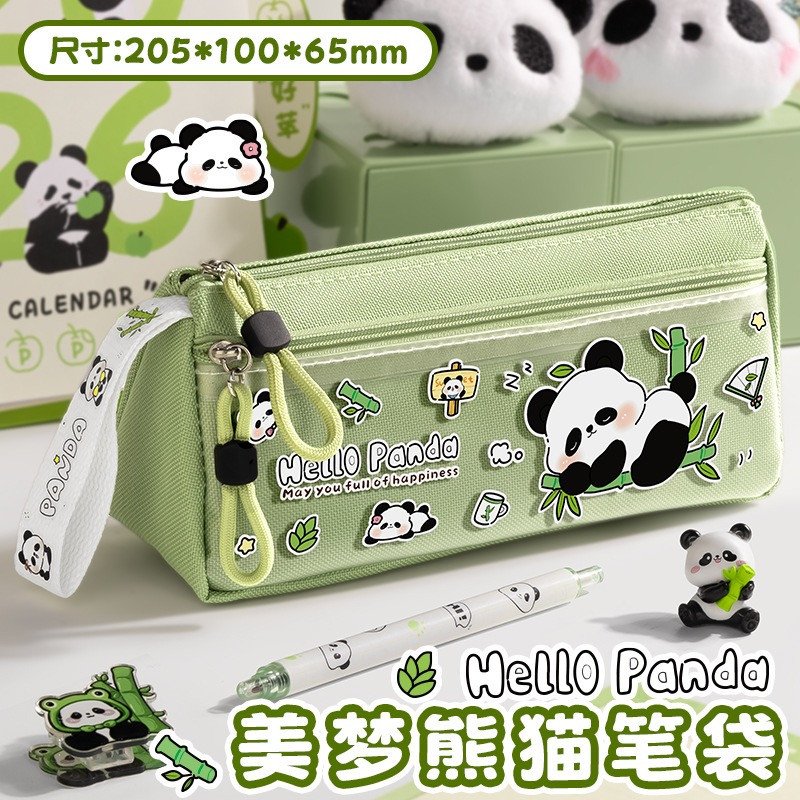 Cute Kawaii Capybara Triangular Large Capacity Pencil bag