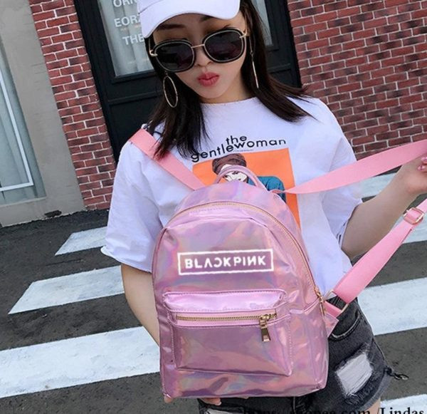 K-POP Girls Group BLACKPINK Laser Reflective Backpack
