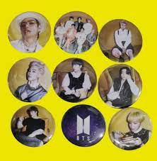 9Pcs/Set K-POP BTS Butter Teaser Photo-2 Concept Badge/Brooch