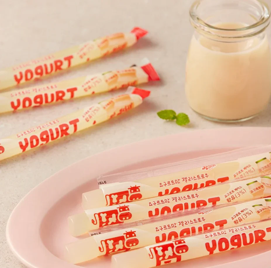 Korean Popsicle Yogurt Fruit Jelly Stick