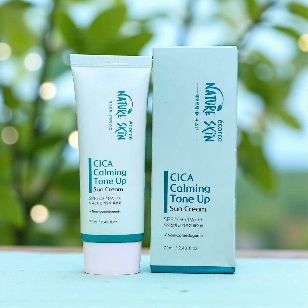 Nature Skin Cica Calming Tone up Sun Cream 72ml.