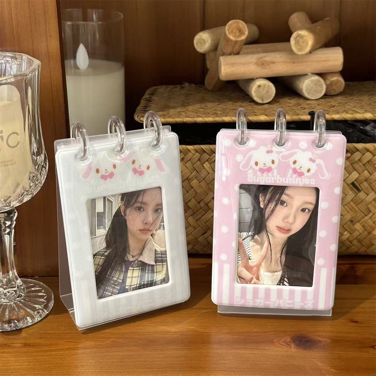 Kawaii PVC Vertical Transparent Photocards Holder