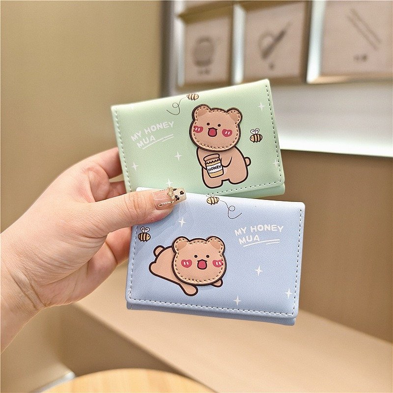 Kawaii Fun Bear Coin Purse Wallet