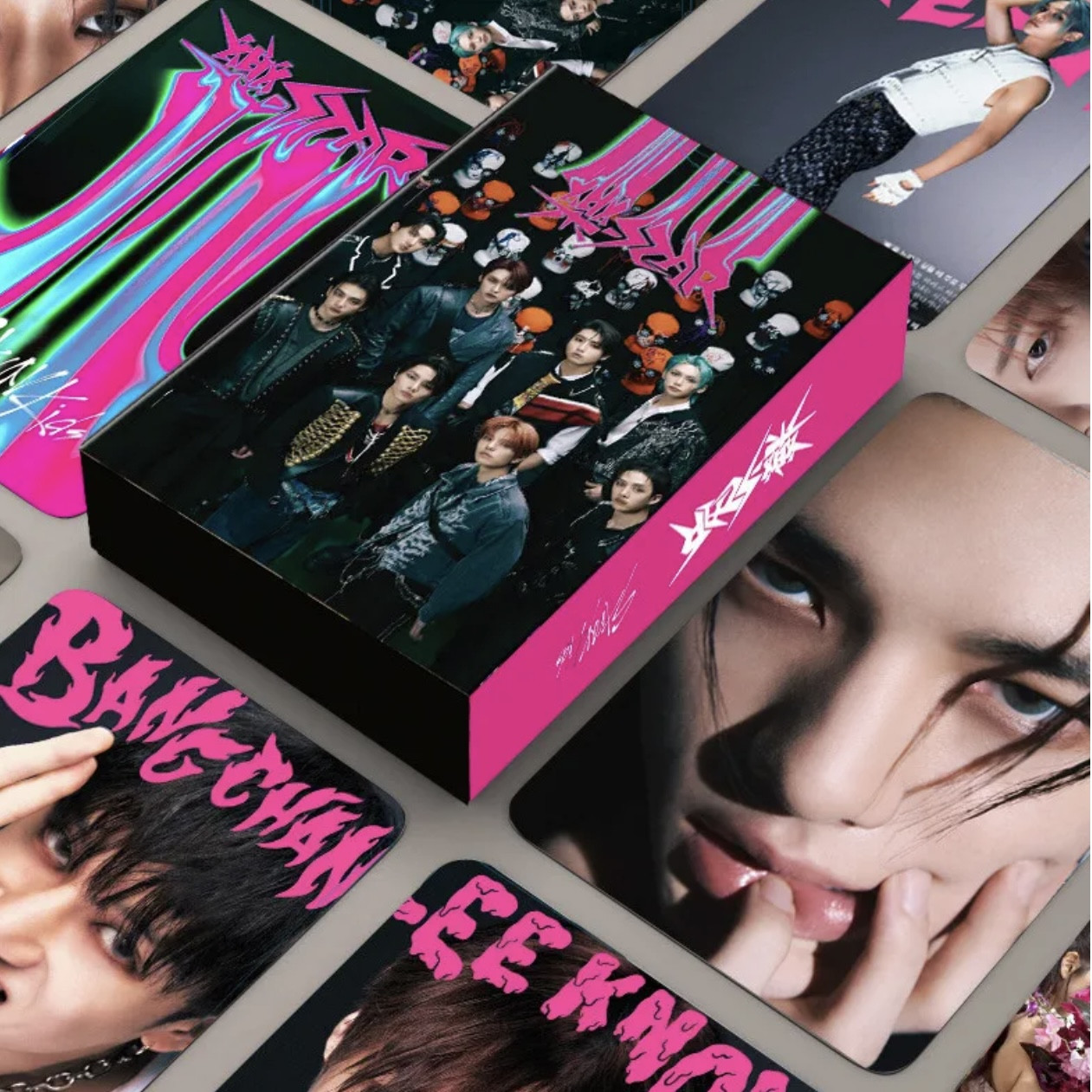 54Pcs/Box StrayKids 樂-STAR ROCK-STAR Album Concept Photocard/Lomocard