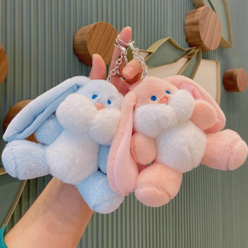 Cute Rabbit Doll Backpack Keychain