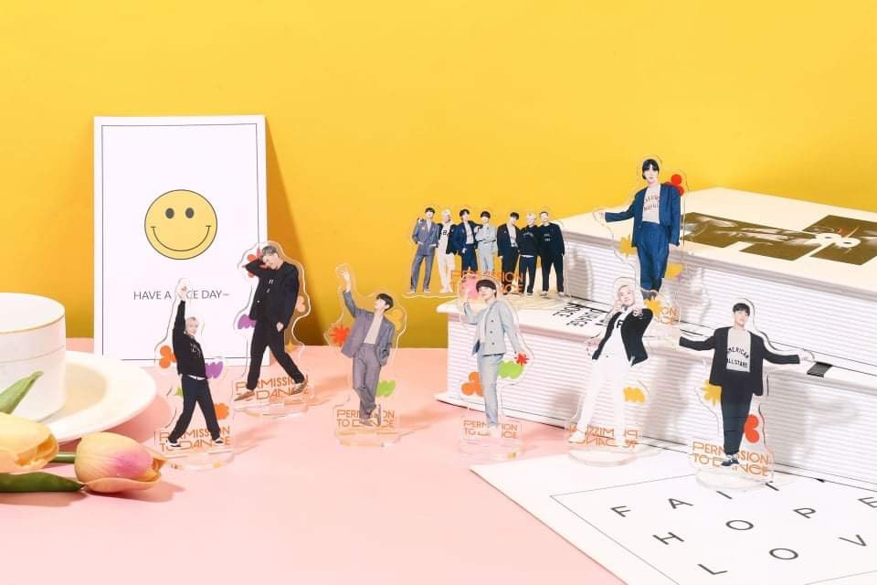 K-POP BTS Permission to Dance Concept Acrylic Standee/Statue