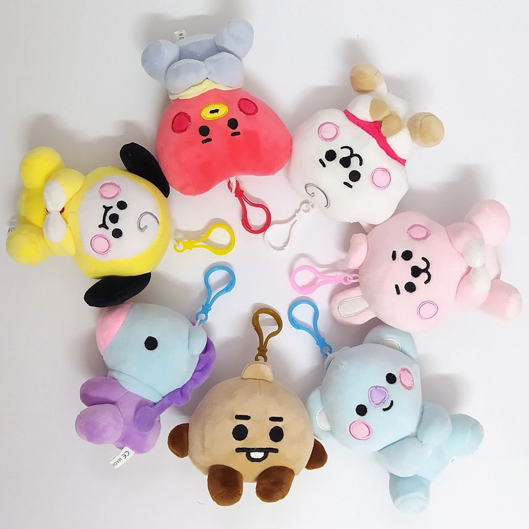 BT21 Soft Baby Face Keychain