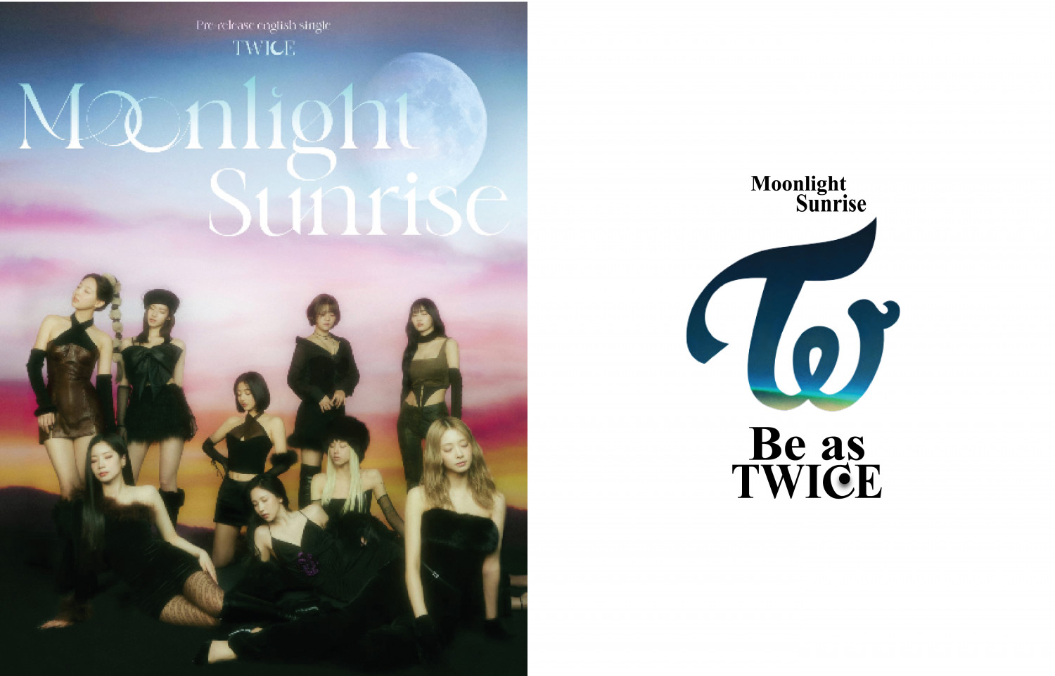 10Pcs/Set Twice Moonlight Sunrise Concept Mini Concert Poster