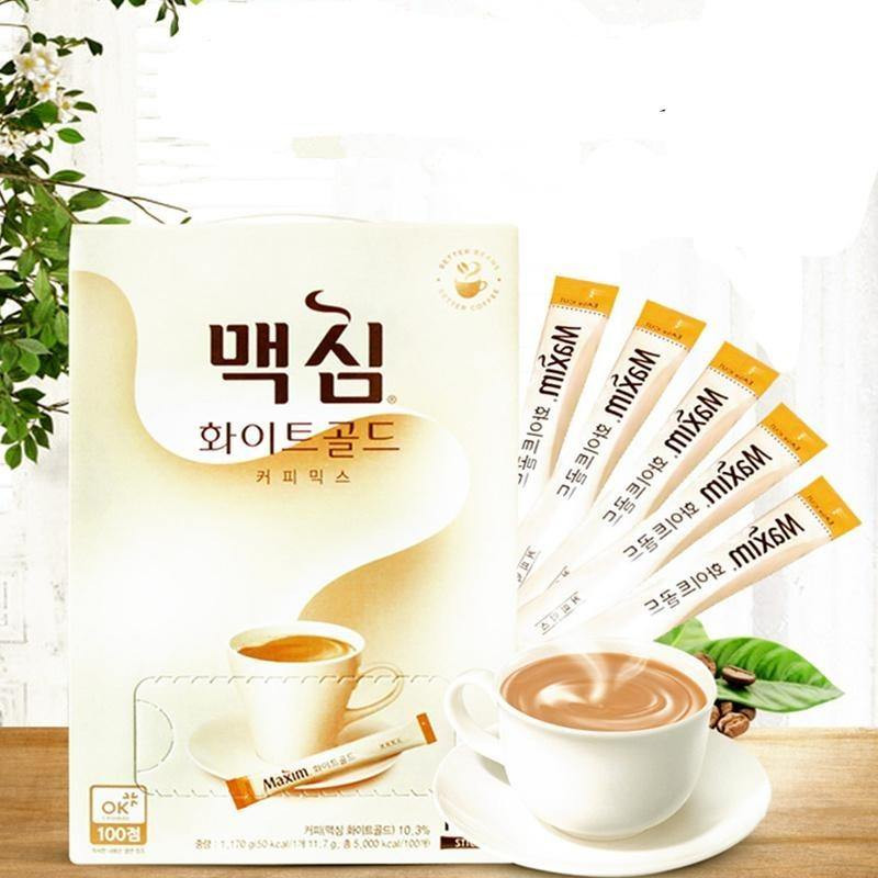 Korean Maxim White Gold Mild Coffee Mix (Single Stick)