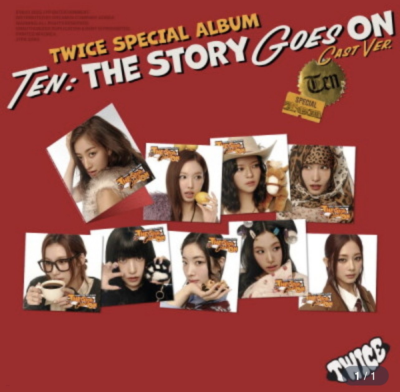 [PRE-ORDER] (CAST ver.) 트와이스 (TWICE) - TEN: THE STORY GOES ON