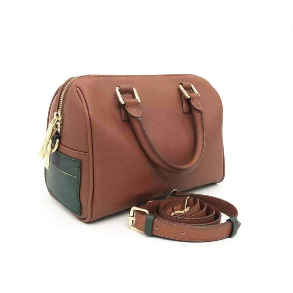 Brown Handbag Full Size Kpop Fashion Korean Large Capacity Bag Mini Size  Mute Boston Bag Kim Taehyung V Same Shoulder Bag