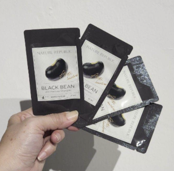 Nature Republic Black Bean Anti Hair Loss Shampoo (1 Mini Pack)