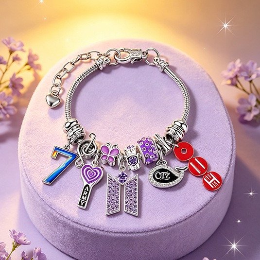 BTS OT7ARMY Beaded Fan Bracelet