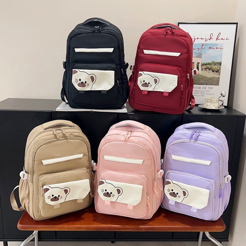Cute Panda Large-Capacity Trendy School Backpack