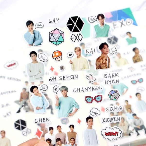 K-POP Boys Group EXO Ambrose Stickers