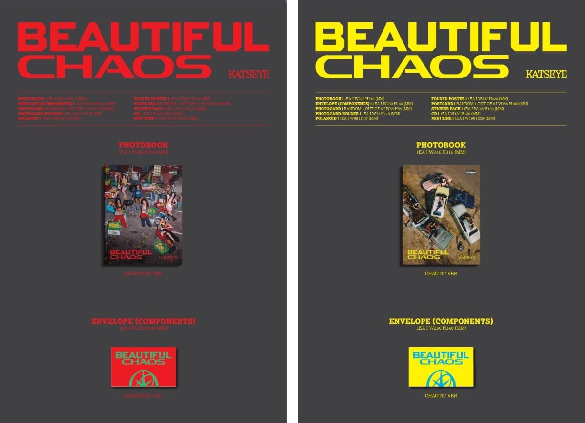 [Pre-Order] Katseye - Beautiful Chaos 2nd EP Album